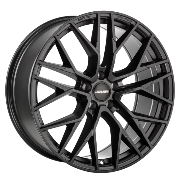 7.5x17 5x112 ET45 Carmani 20 Ludwig farba: black matt