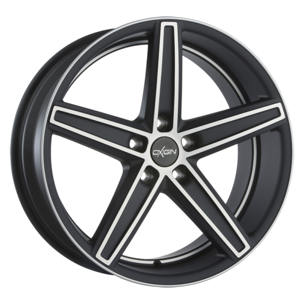 9.5x19 5x120 ET25 Oxigin 18 Concave farba: black full polish Matt